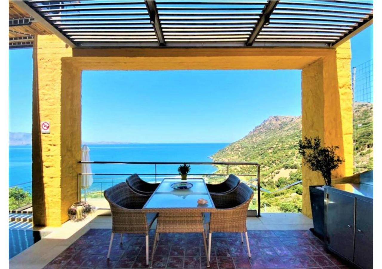 Beachfront Ravdoucha Epavlis Eleni Villa - Pool, Hot Tub, Gym, Sauna, Private Parking, Wifi La Canea Esterno foto